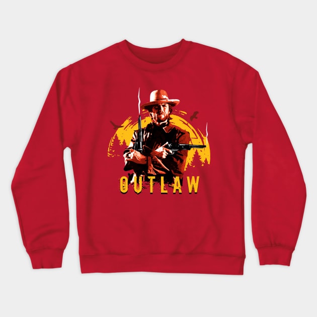 Outlaw. Crewneck Sweatshirt by Artizan